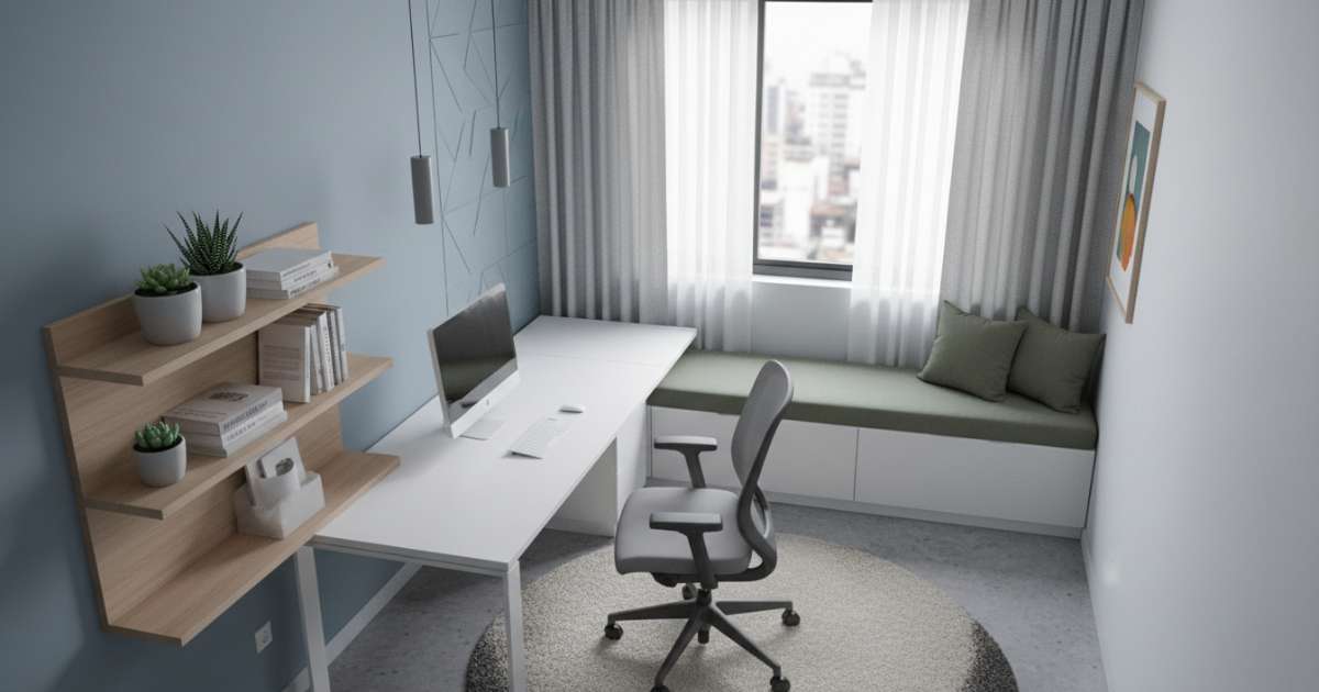 Nguyên tắc cơ bản trong bố trí văn phòng nhỏ 20m2