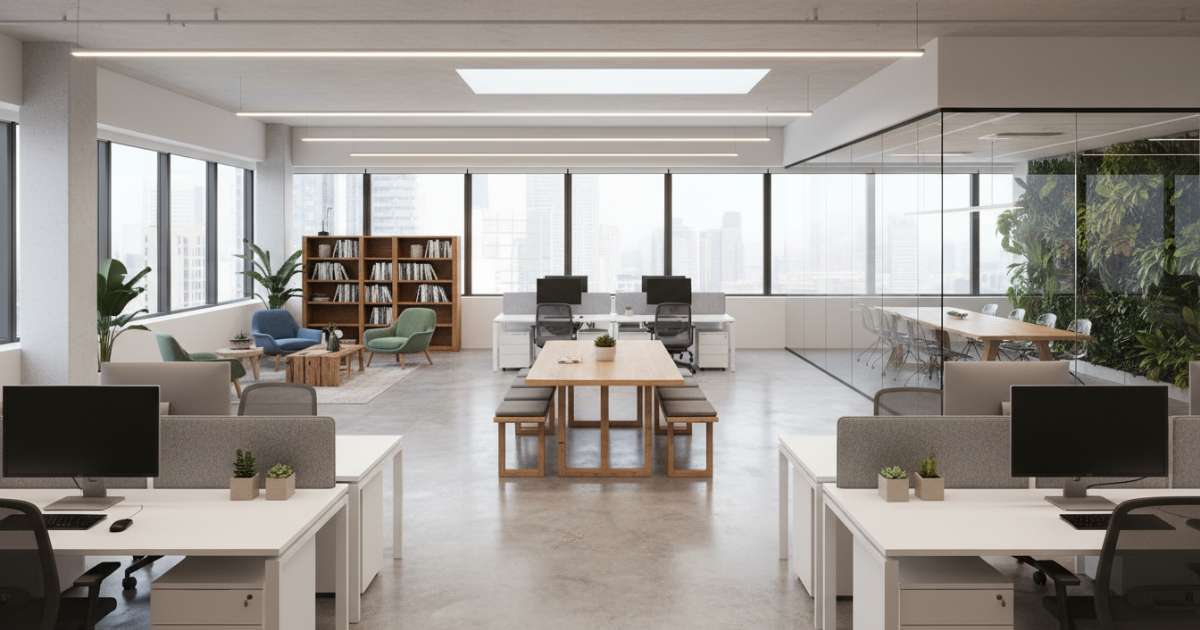 Những nguyên tắc bố trí văn phòng làm việc cơ bản cần biết