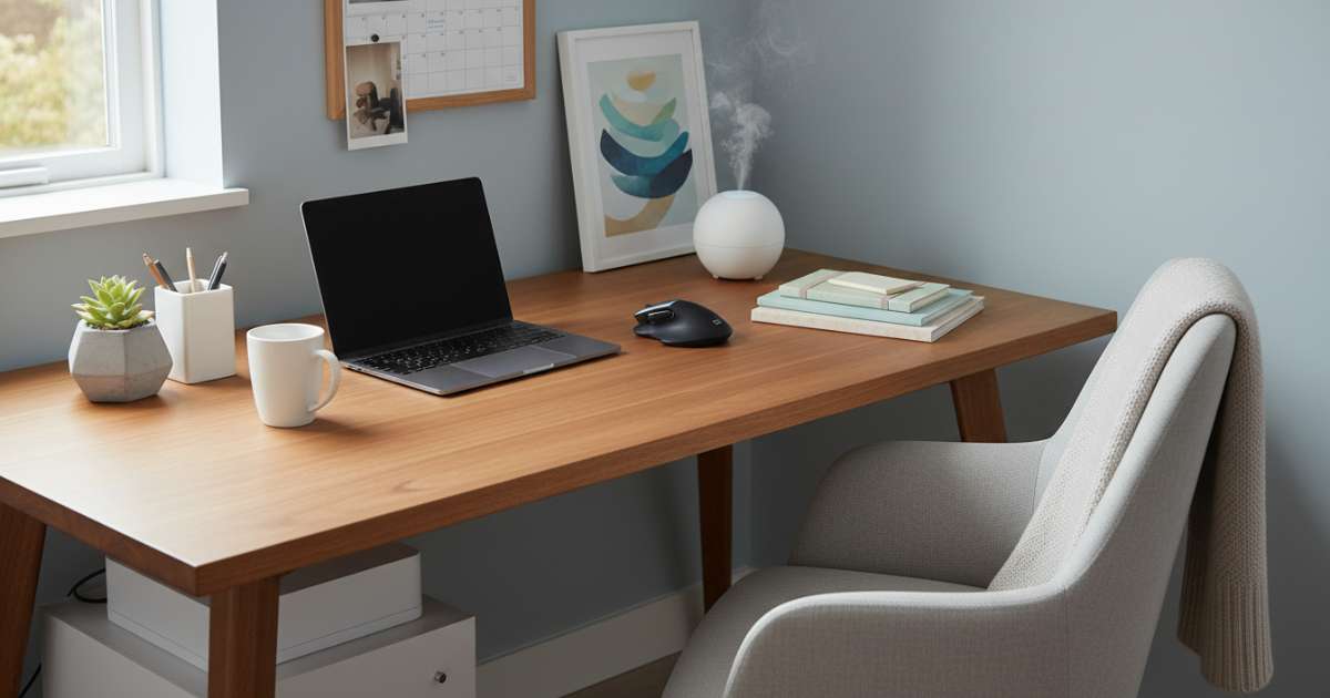 Những nguyên tắc cơ bản khi trang trí bàn làm việc văn phòng đẹp