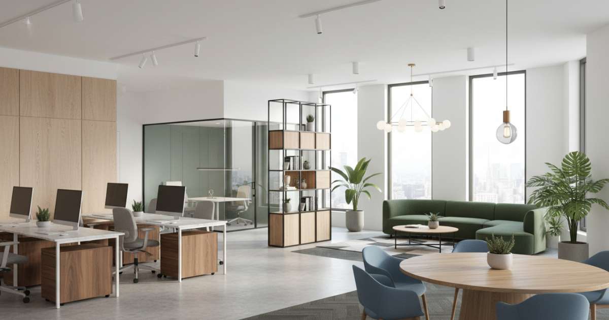 Những phong cách thiết kế văn phòng 90m2 được ưa chuộng