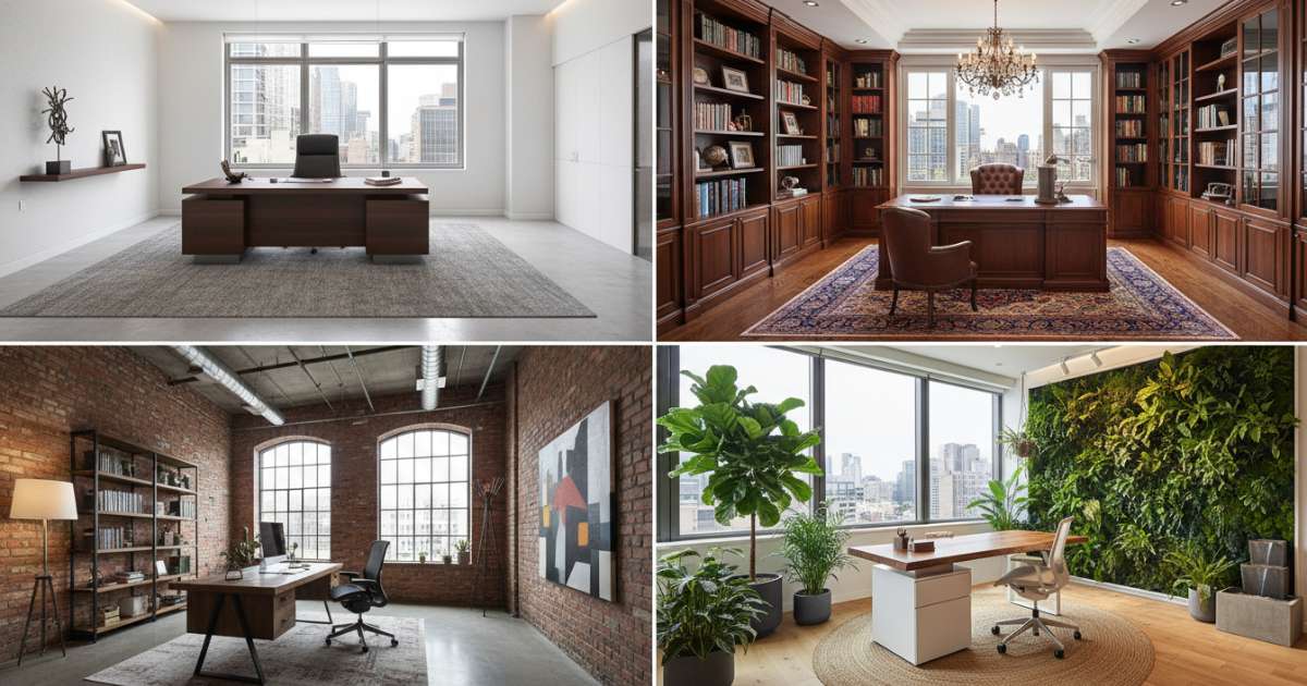 Những phong cách thiết kế văn phòng giám đốc phổ biến hiện nay