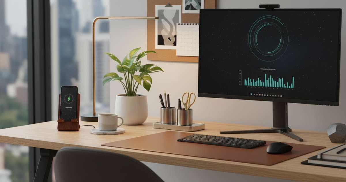 Đồ trang trí bàn làm việc văn phòng đẹp phổ biến nhất hiện nay