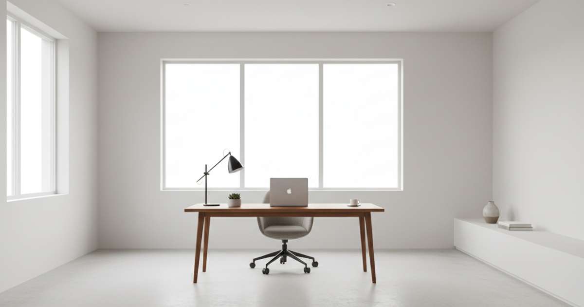 Phong cách thiết kế văn phòng tối giản giúp tăng cường sự tập trung