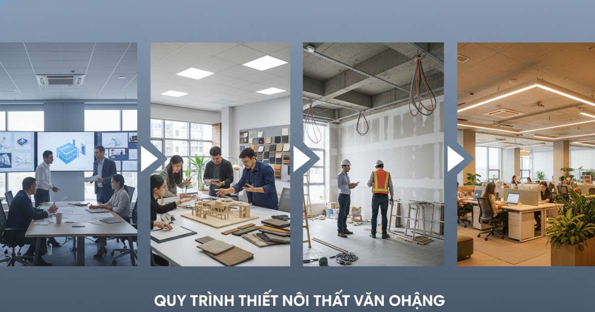 Quy trình thiết kế nội thất văn phòng
