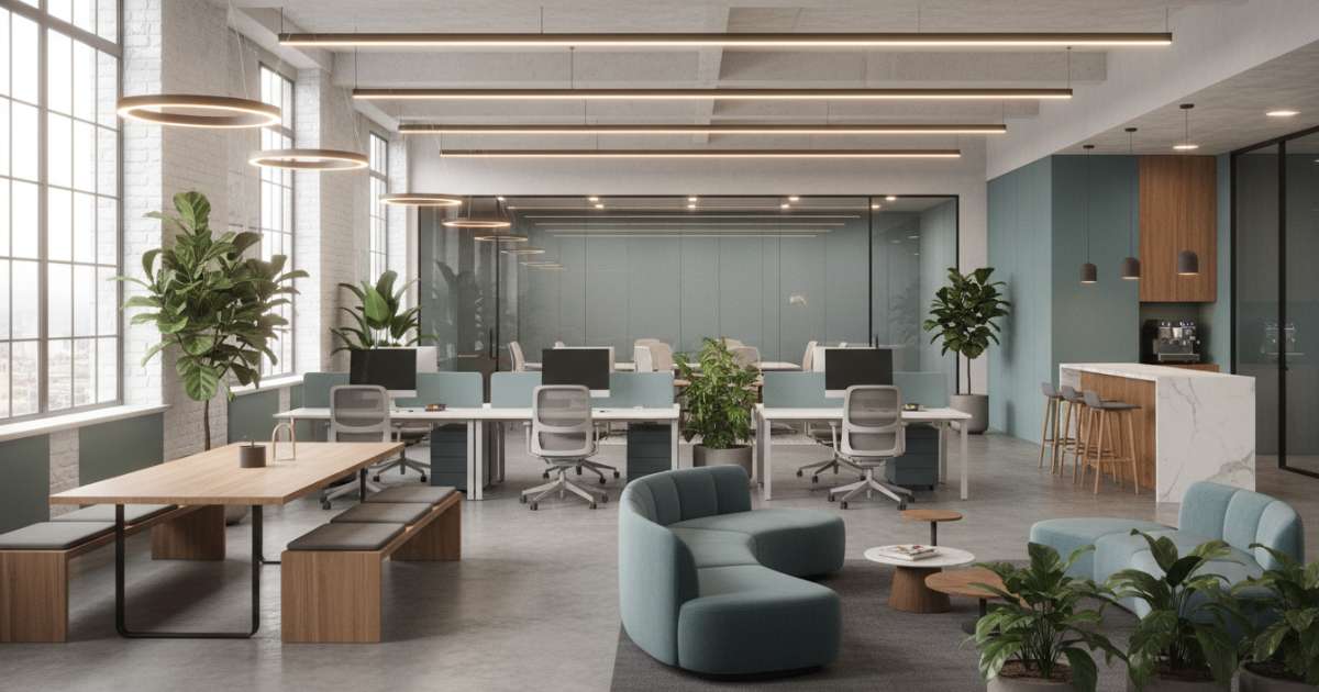 thiết kế văn phòng 200m2