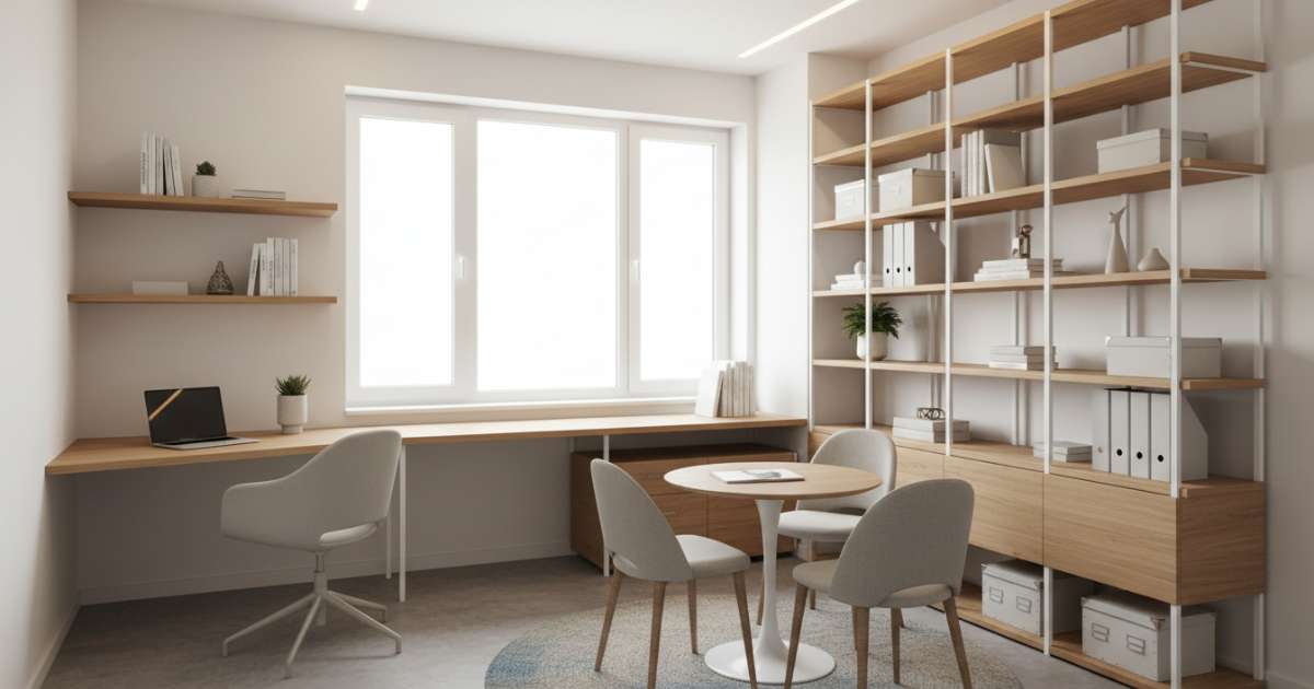 thiết kế văn phòng 20m2