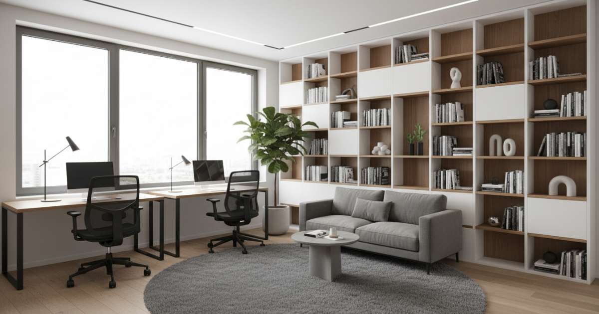 thiết kế văn phòng 25m2