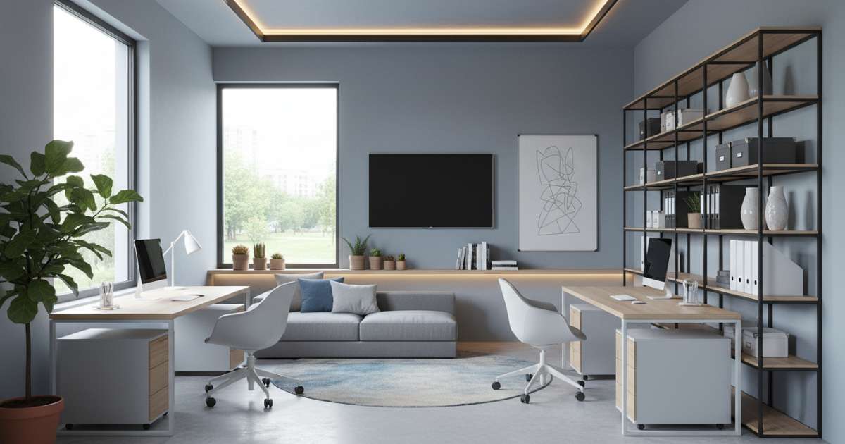 thiết kế văn phòng 30m2