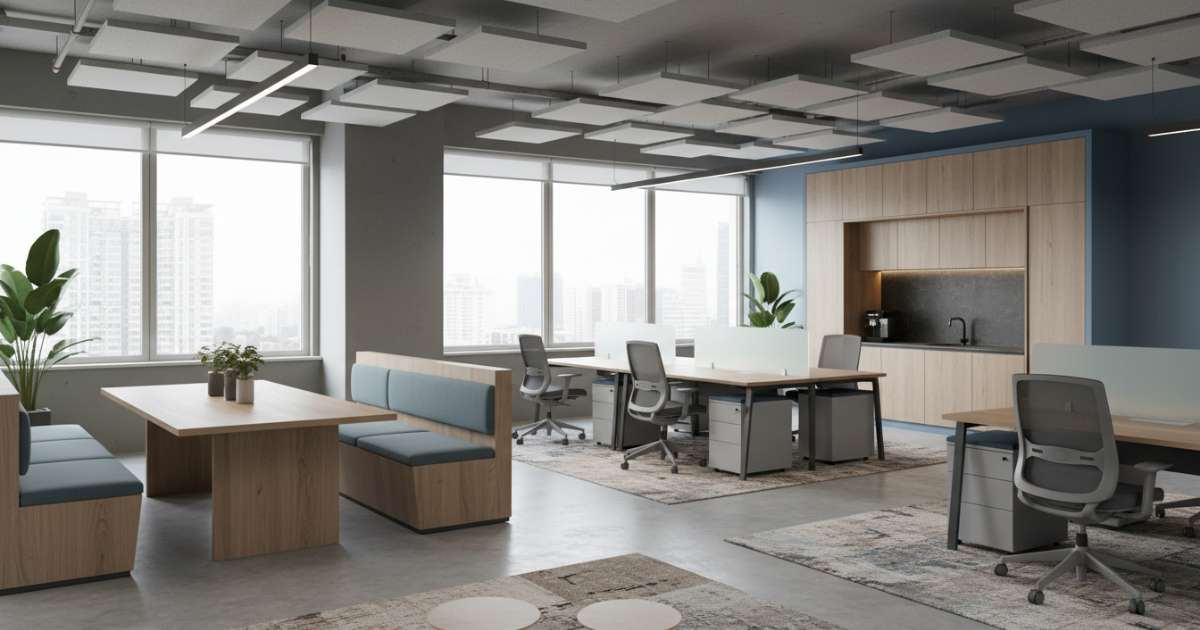 thiết kế văn phòng 80m2