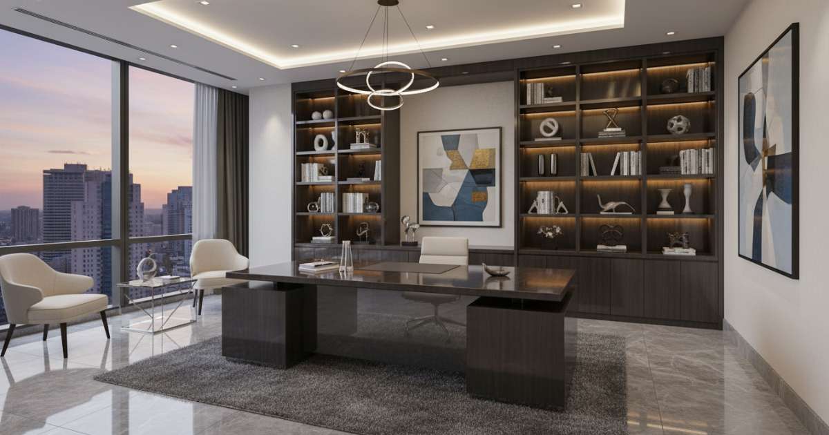 thiết kế văn phòng giám đốc