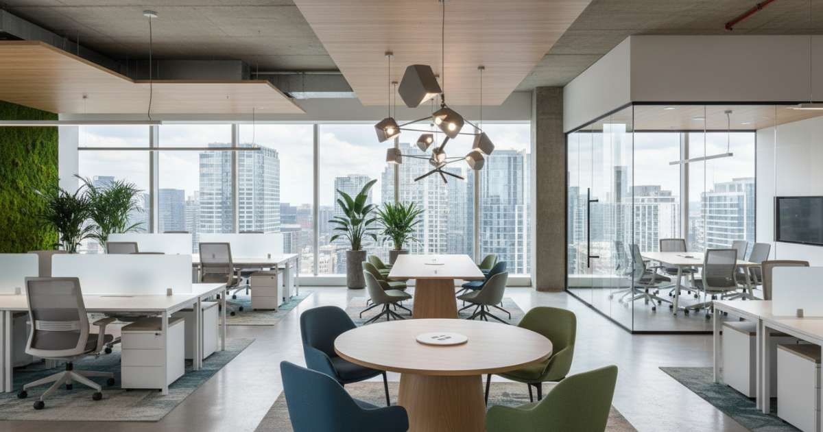 thiết kế văn phòng hiện đại