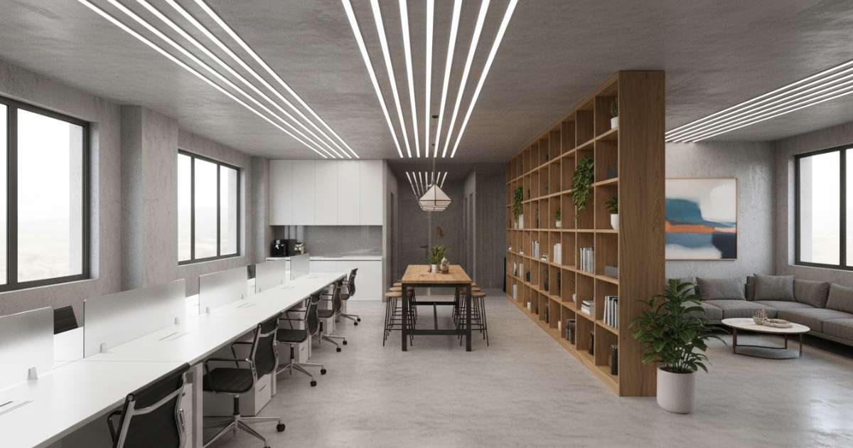 thiết kế văn phòng nhà ống