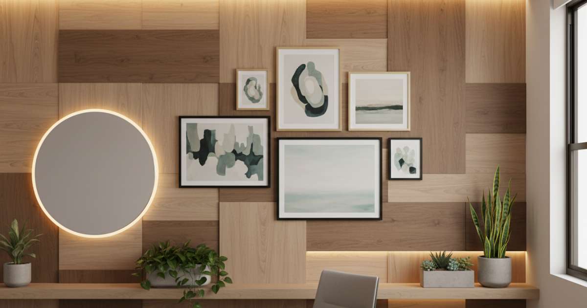 trang trí tường văn phòng làm việc